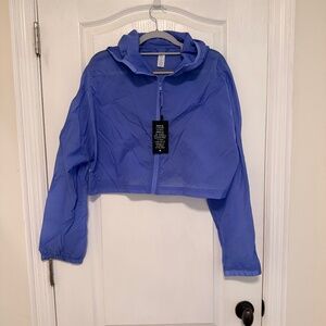 Periwinkle Workout Zip-up